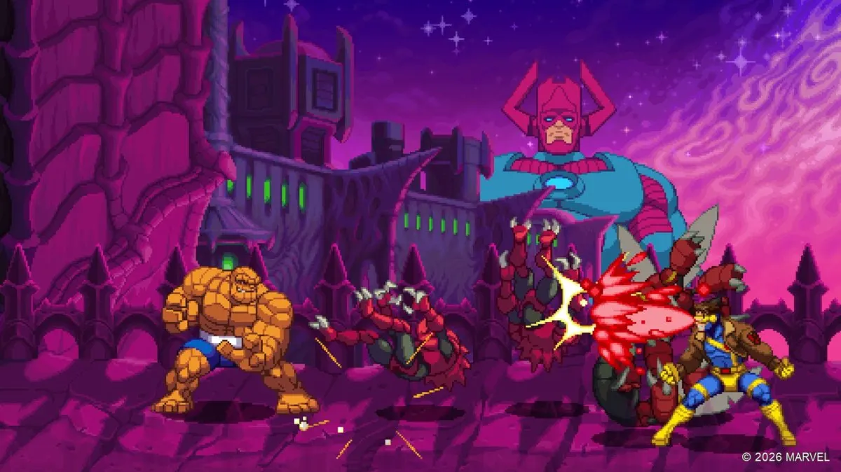 Cyclops and The Thing appear in promotional artwork for the Marvel Cosmic Invasion downloadable content pack.