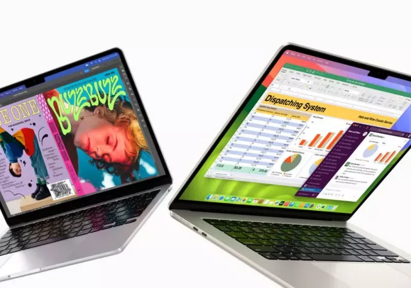 Apple M5 MacBook Air laptop with a 13.6 inch Liquid Retina display