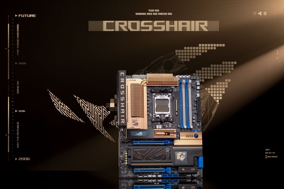 ASUS ROG Crosshair 2006 Motherboard Marks Two Decades of Gaming