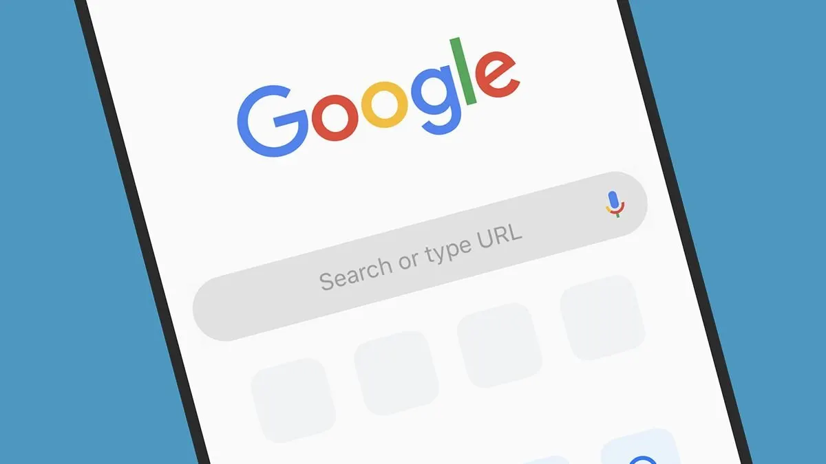 The Google search interface displays artificial intelligence features integrated into the search bar.