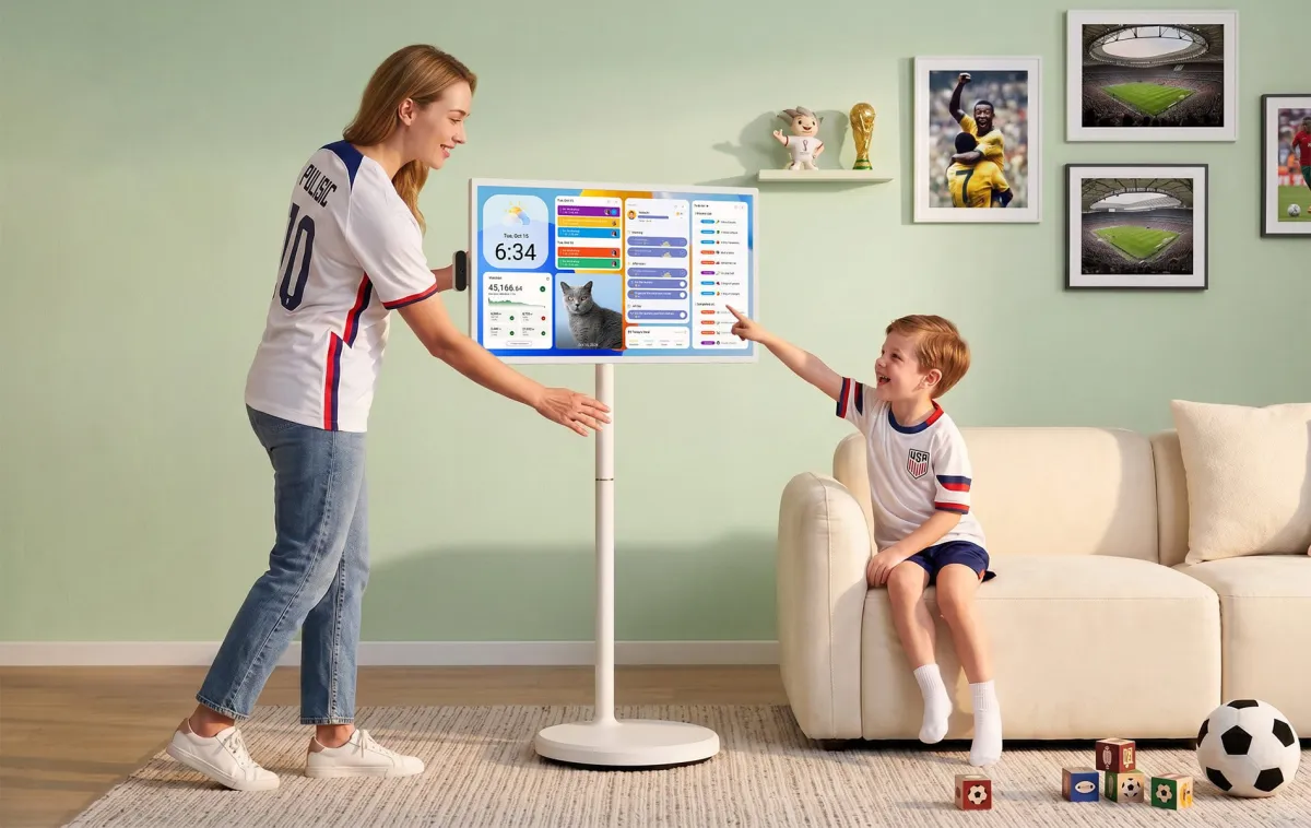 Apolosign 32-inch 4K portable television with smart hub integration.