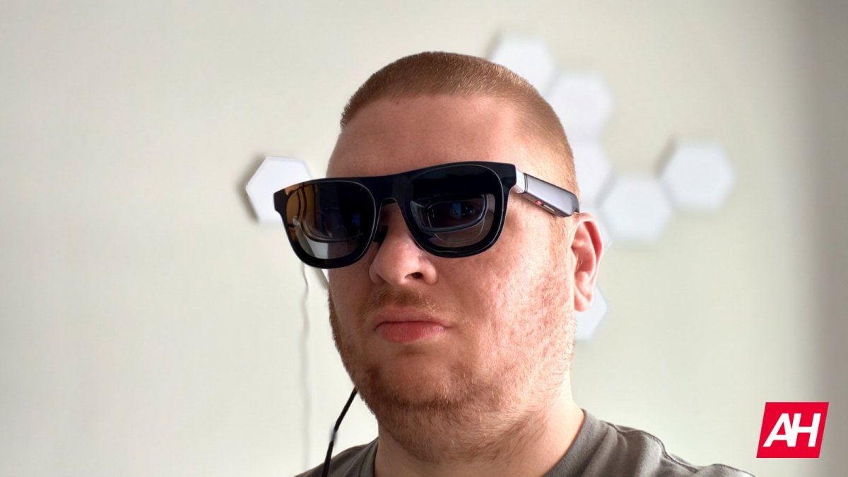XREAL 1S augmented reality glasses are designed for spatial computing applications.