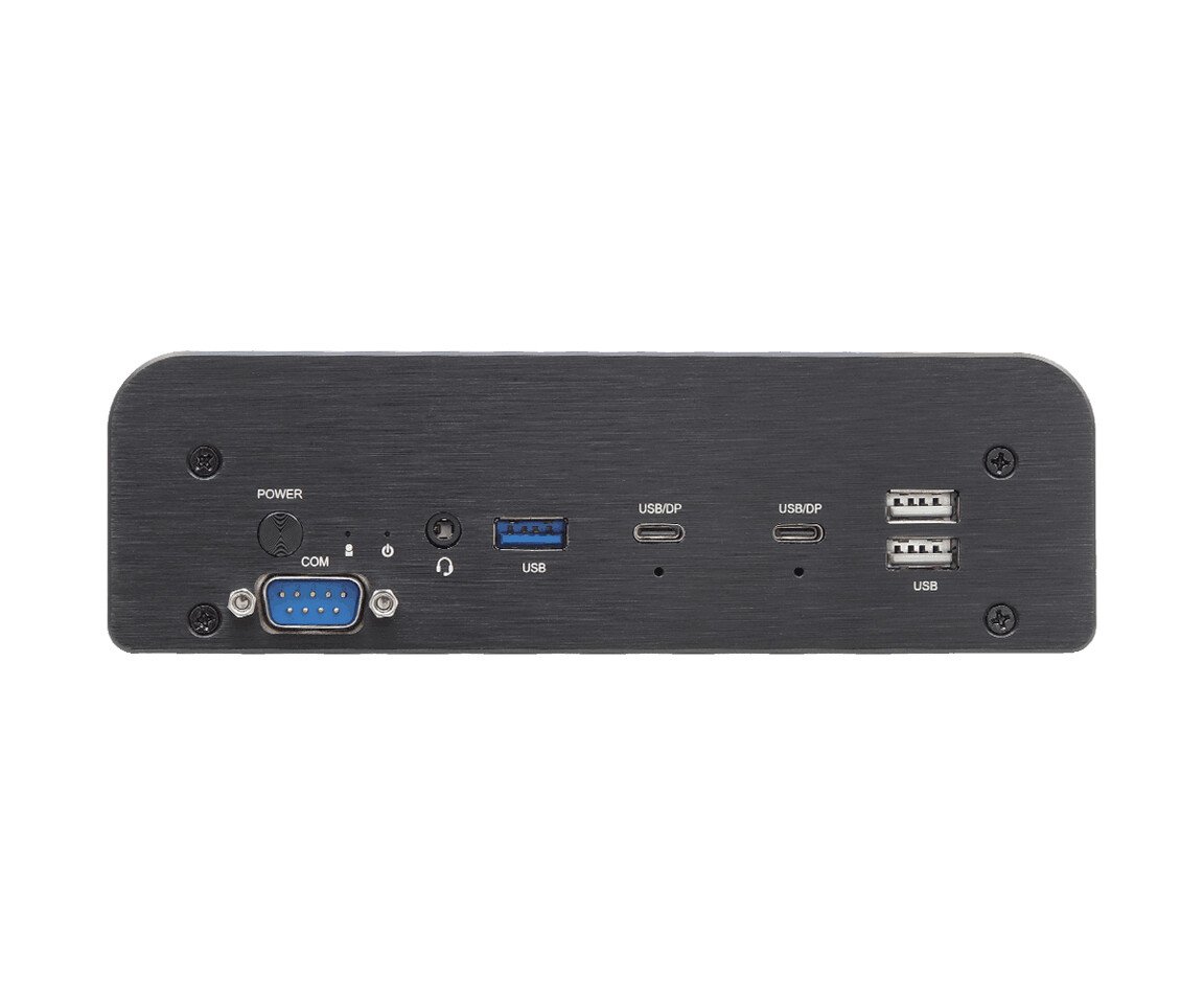 The ASRock iBox fanless mini PC features Intel Panther Lake processors for industrial computing applications.