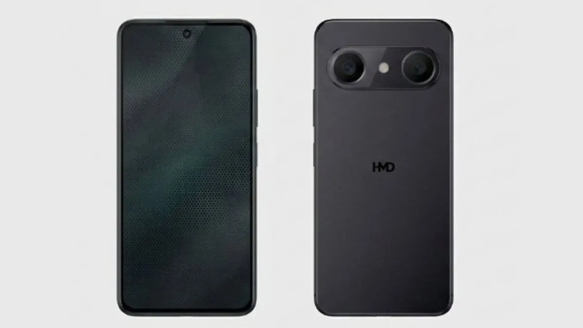 Leaked render of the HMD Thunder Pro smartphone exterior showcasing its streamlined chassis design.