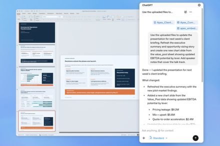 ChatGPT comes to PowerPoint and its wants you to talk your way through slides