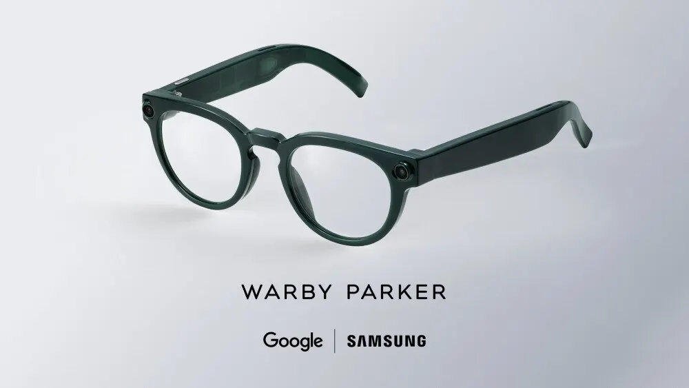 Samsung and Google smart glasses concepts unveiled at Google I/O 2026, developed with Gentle Monster and Warby Parker.