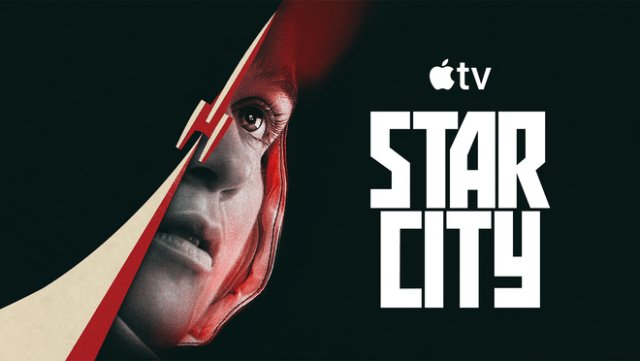 The promotional artwork for the Apple TV series Star City depicts Soviet cosmonauts in a Cold War space facility.
