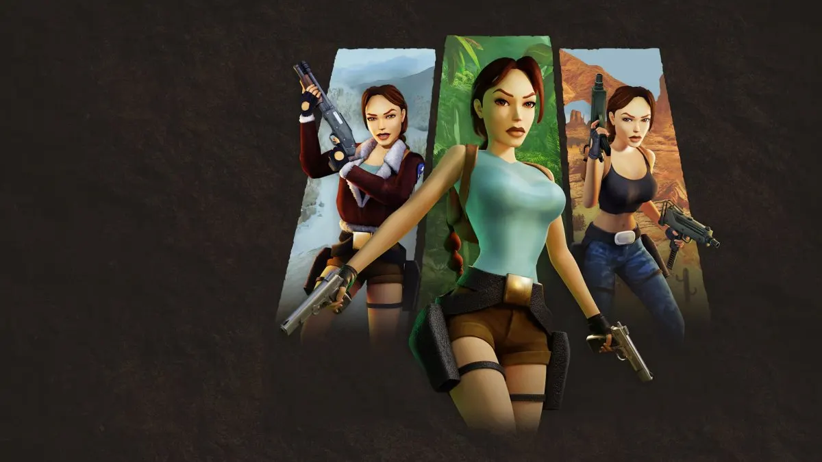 Cover art for the Tomb Raider I–III Remastered game collection