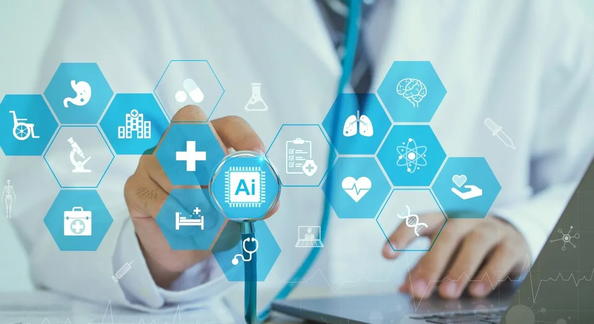 Professionals gather to network and learn at a medical technology event.