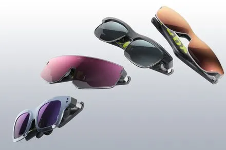 The X By XREAL a01 AR glasses feature software-driven stabilization and a lightweight 62-gram design.