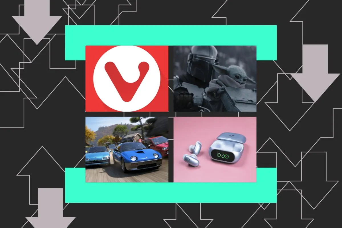 Vivaldi 8.0 browser window displaying customization options and a clean interface.