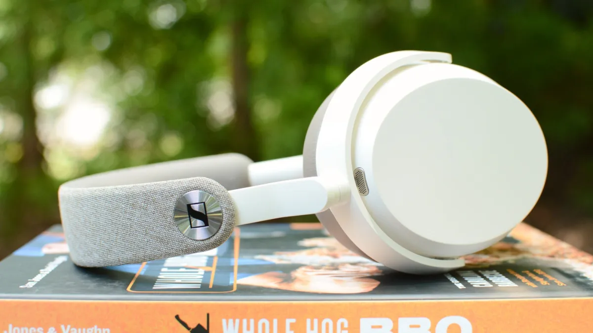 The Sennheiser Momentum 5 Wireless headphones display the revised headband and matte ear cups.