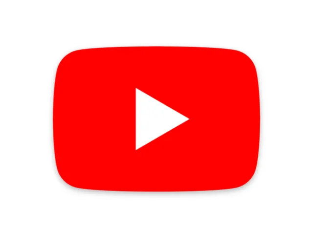The YouTube interface shows an automatic label for AI-generated content below a video player.
