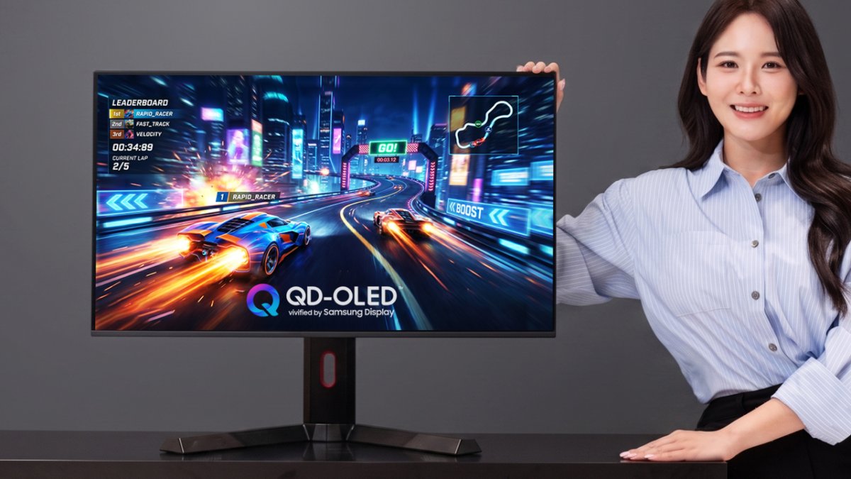 The Samsung Display 360Hz 4K QD-OLED panel features a revised V stripe pixel layout and dual mode refresh rate support.