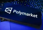 Digital map illustrating Polymarket's restricted regions and mandatory identity verification process.