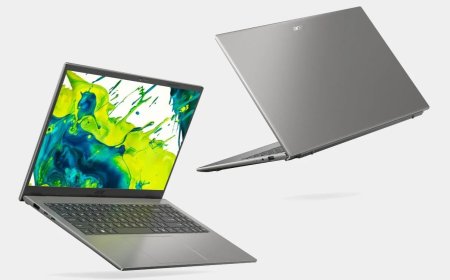The Acer Aspire Go 15 laptop features the Snapdragon C processor.
