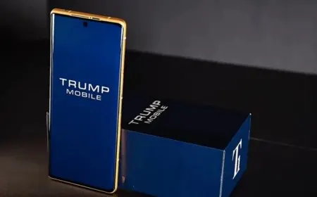 A security graphic illustrates the Trump Mobile data breach and exposed customer information.