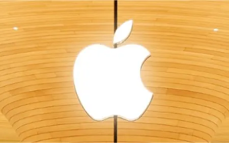 Apple stock chart displays a record price milestone.