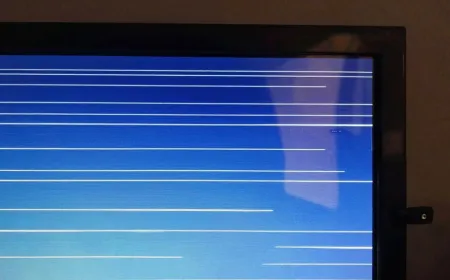 External monitor displays flickering artifacts resulting from signal bandwidth limitations and synchronization mismatches.
