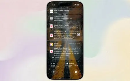 An iPhone screen displays notification priority filters and focus mode settings.