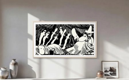 Samsung Integrates Moomin Artwork Into Premium Smart TV Displays