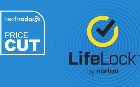The Norton LifeLock Core dashboard displays identity monitoring tools and dark web alerts.