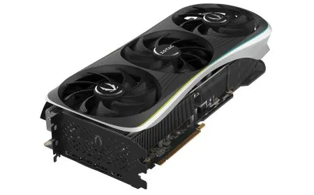 Nvidia RTX 4070 Ti graphics card with AD104 chip and cooling components.