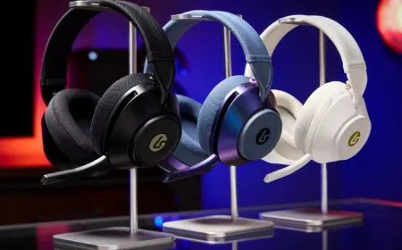 LucidSound LS500 wireless gaming headset with a padded headband and over-ear design
