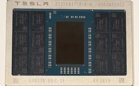 Tesla AI5 chip design completion and dual foundry manufacturing with TSMC and Samsung.