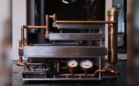 Custom-built passive water-cooled PC relies on convection chimney effect powered by triple-stacked radiators — 9800X3D build with RTX 5080 has no fans, copper, and radiator chimney, but struggles to keep temperatures down