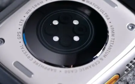Apple Watch Ultra 4 redesign concept featuring expanded internal health and environmental sensors.