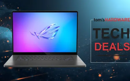 Asus ROG Zephyrus G16 laptop with RTX 5070 graphics and OLED display