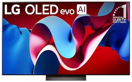 This diagram illustrates the internal panel construction and circuit layout of a 65 inch OLED television.