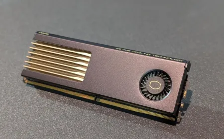 The Cooler Master and G.SKILL MasterDIMM DDR5 memory module features integrated active cooling for desktop systems.