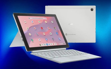 Refurbished ASUS Chromebook CM30 convertible laptop with a touchscreen display.