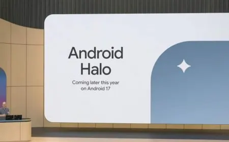 Android 17 features the new Halo interface for persistent digital assistance and ambient computing.