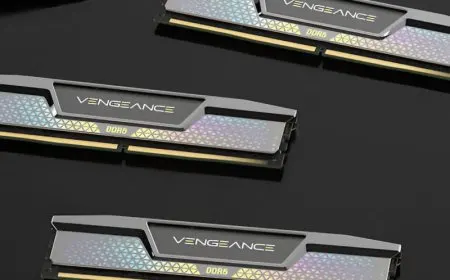 Chinese DRAM chips are mounted on a computer memory module.