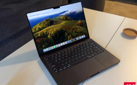 Apple MacBook Pro models feature a privacy display to prevent shoulder surfing in shared workspaces.