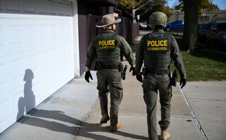 Federal agents conduct street-level apprehensions using demographic markers during mass deportation operations.