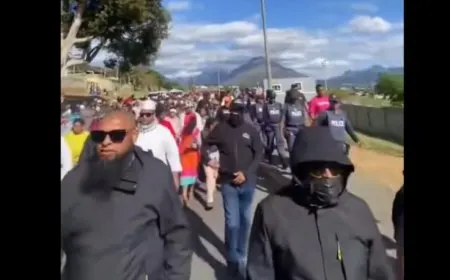 Foreign nationals seek refuge in a church centre as anti-migrant protests intensify across South Africa.