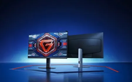 Xiaomi Gaming Monitor G25i 2026 displaying a dark game scene with Night Vision mode activated.