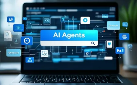Conceptual graphic illustrating artificial intelligence agents facing governance challenges and demotion
