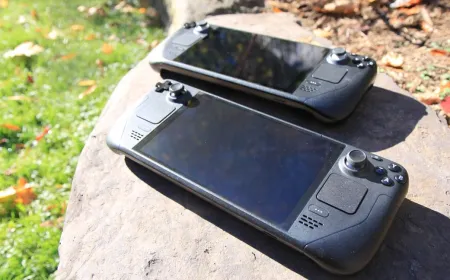 The Steam Deck OLED handheld console is shown following a recent price increase and rapid inventory depletion.