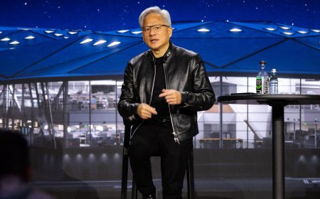 Nvidia C.E.O. Jensen Huang Hitches Ride With Trump to China After Last-Minute Invite