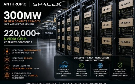 Anthropic and SpaceX Secure 300 Megawatts of AI Compute Capacity