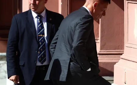 Peter Thiel, U.S. tech billionaire, in Argentina.