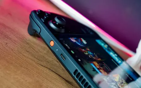 Steam Deck OLED handheld gaming console