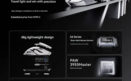 ATK X1 Air Master+ gaming mouse highlighting its virtual sensor mapping and lightweight construction.