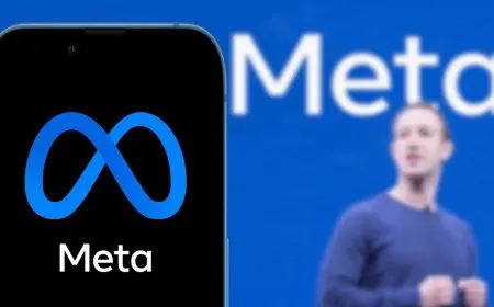 Employees collaborate on artificial intelligence projects at a Meta office.