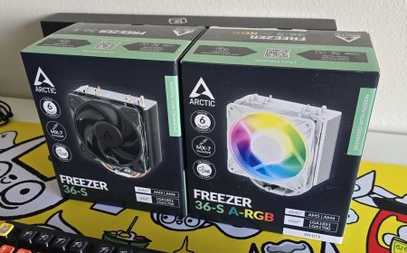 The Arctic Freezer 36-S is a compact single-tower CPU cooler with copper heatpipes and a high-static-pressure fan.
